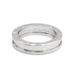 Bague Bandeau BULGARI "B.Zero1" en or blanc