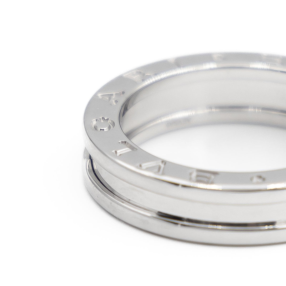 Bague Bandeau BULGARI "B.Zero1" en or blanc