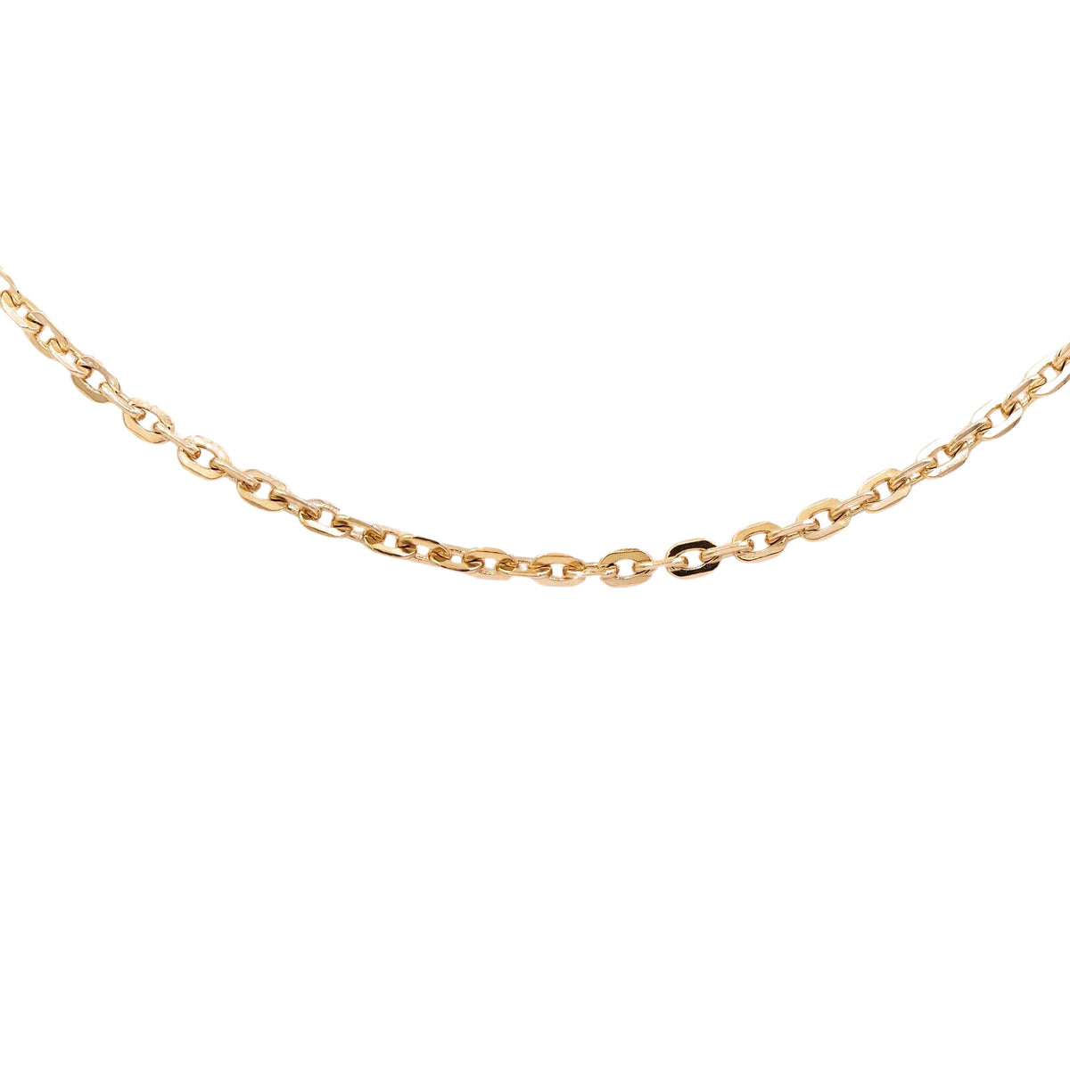 Collier Chaîne maille forçat en or jaune