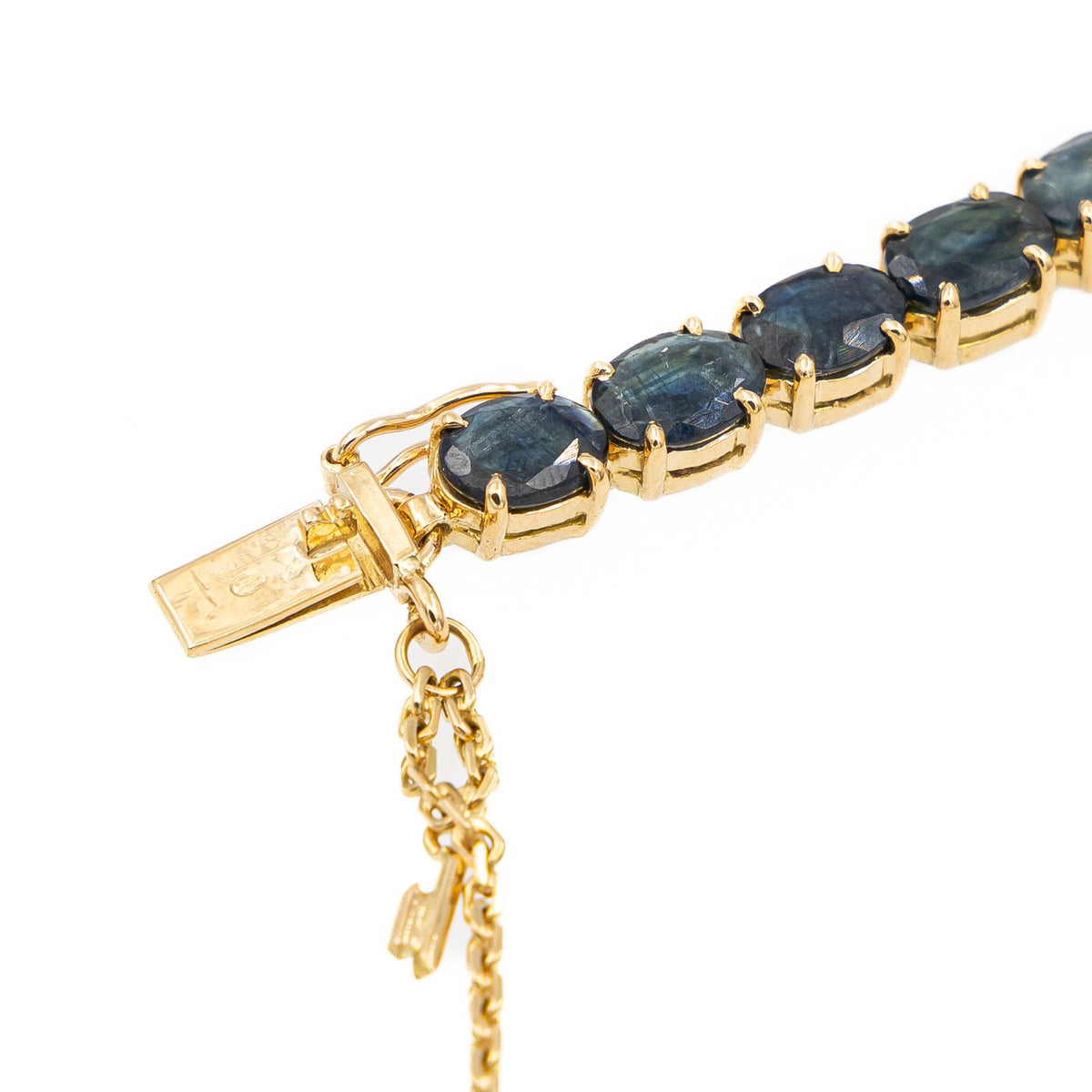 Bracelet Or jaune Saphir