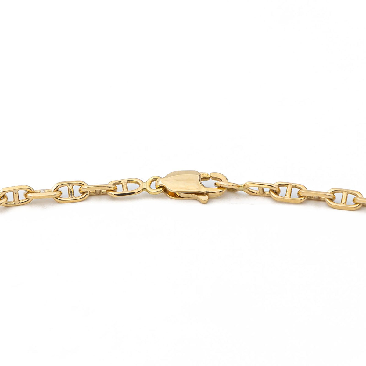 Collier Chaîne maille marine en or jaune