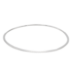 Bracelet Jonc Or blanc