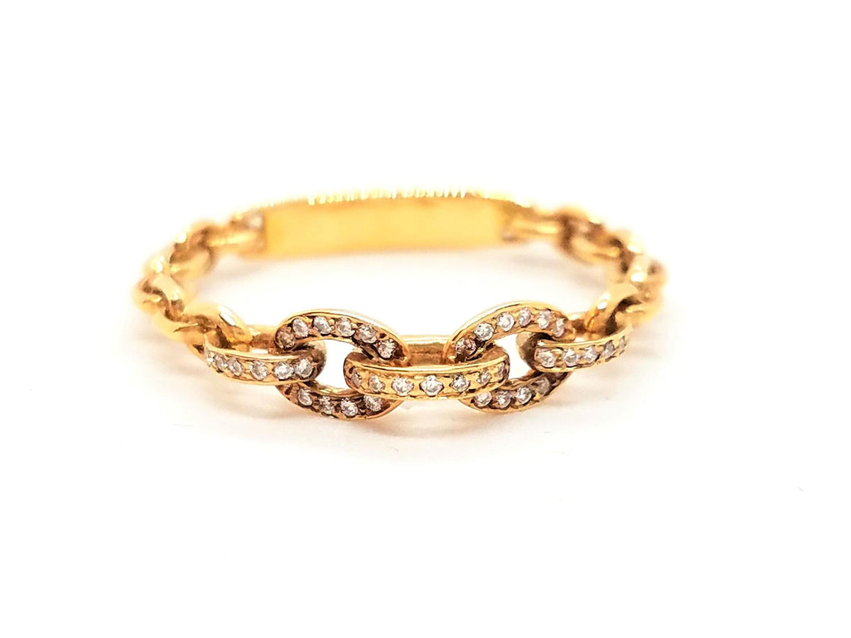 Bague Or rose Diamant