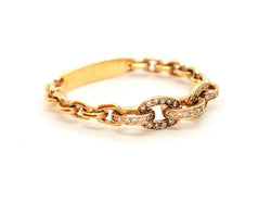 Bague Or rose Diamant