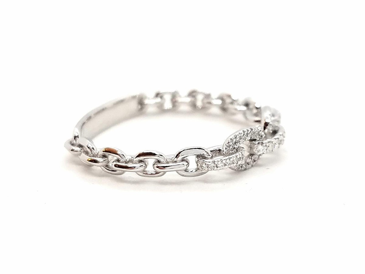 Bague Or blanc Diamant