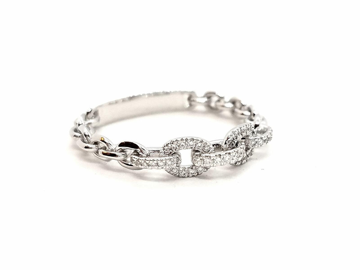 Bague Or blanc Diamant