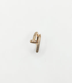 Bague CARTIER "Juste un clou" en or rose et diamants