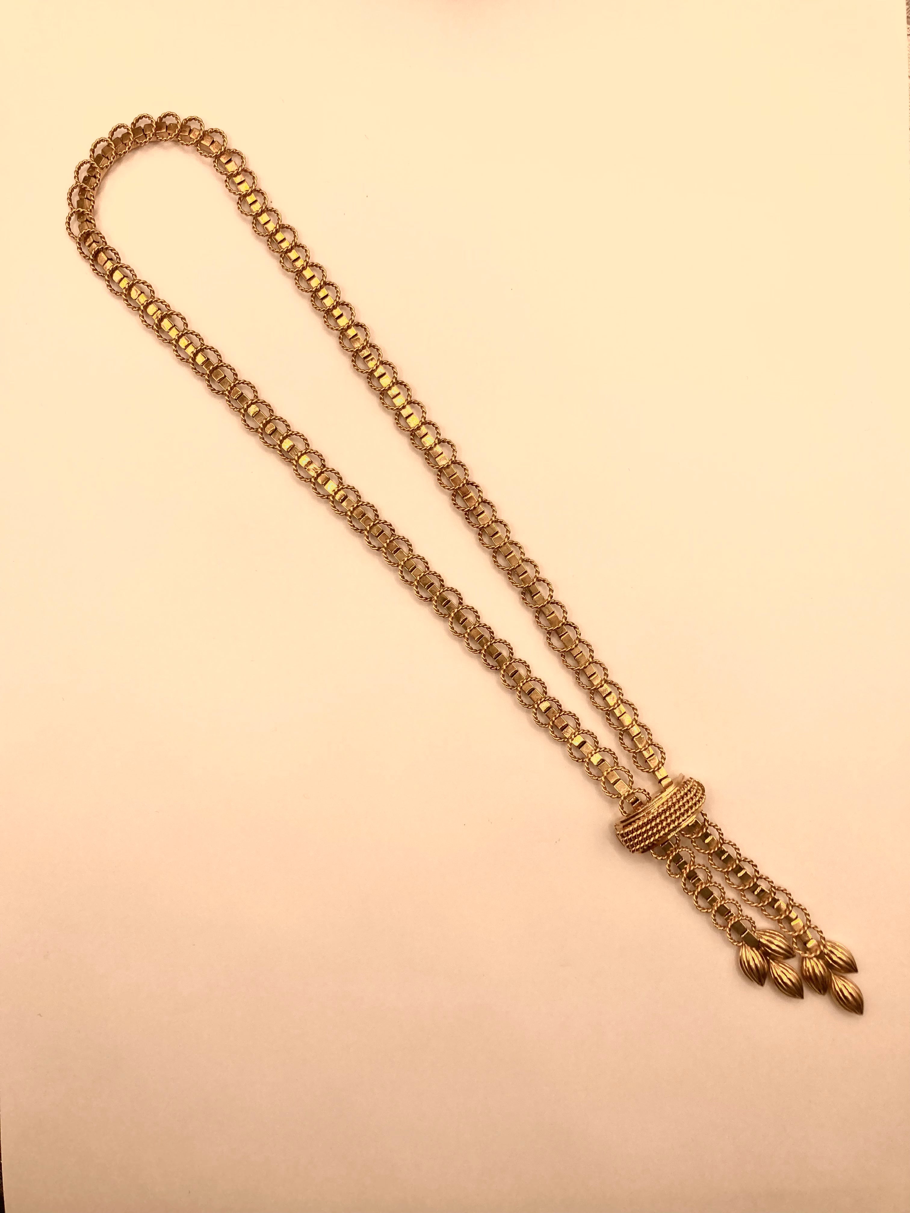 Collier Négligé en or jaune