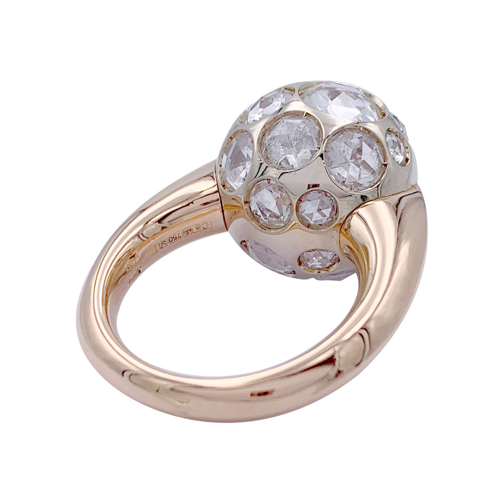 Bague Pomellato, "Harem", or et cristal de roche