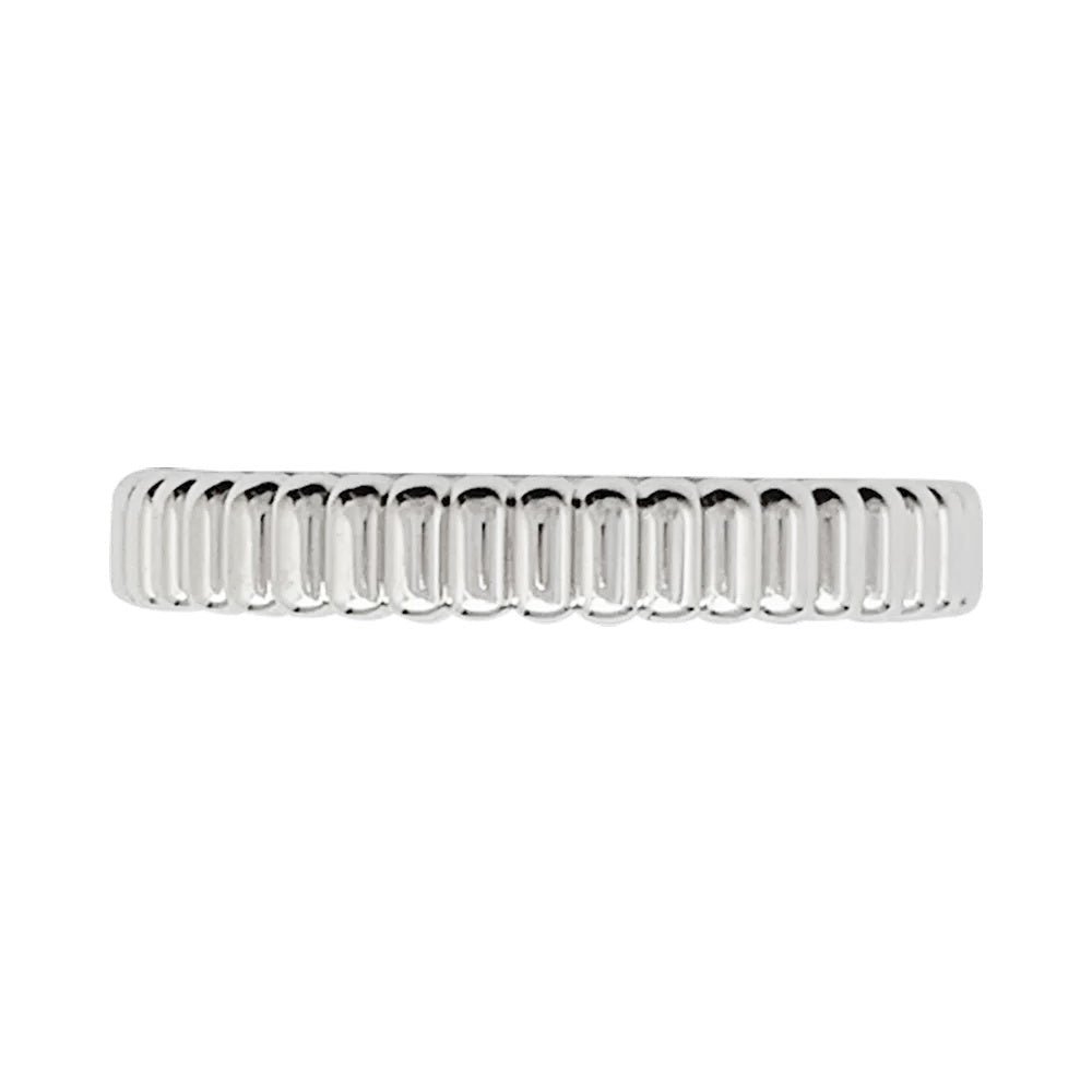 Alliance Boucheron "Grosgrain" en or blanc - Castafiore