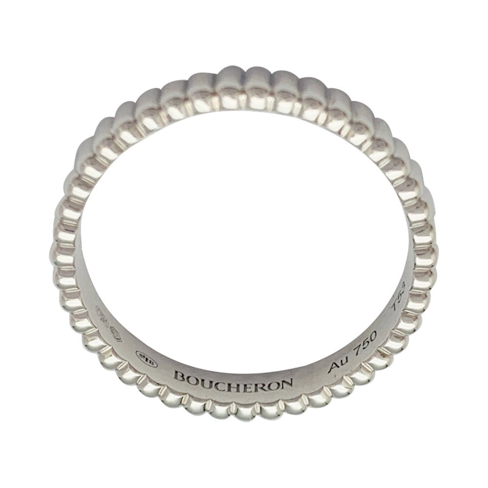 Alliance Boucheron "Grosgrain" en or blanc - Castafiore