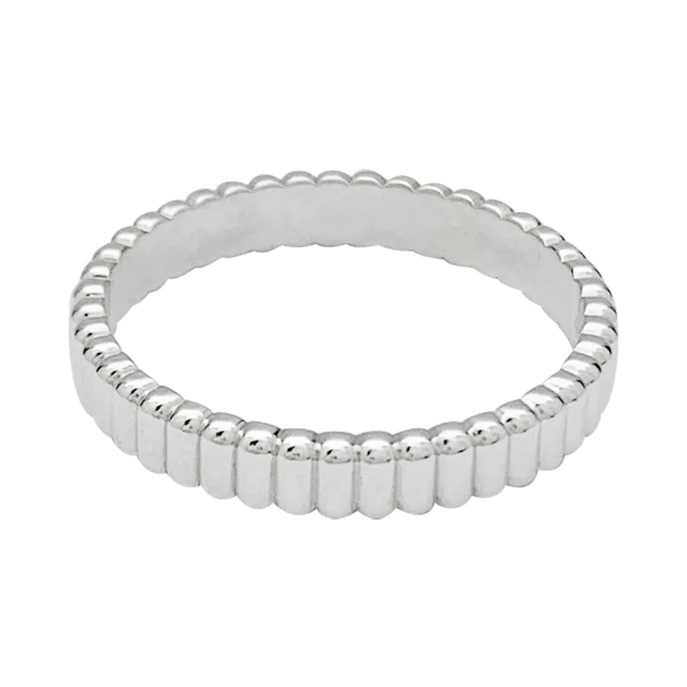 Alliance Boucheron "Grosgrain" en or blanc - Castafiore