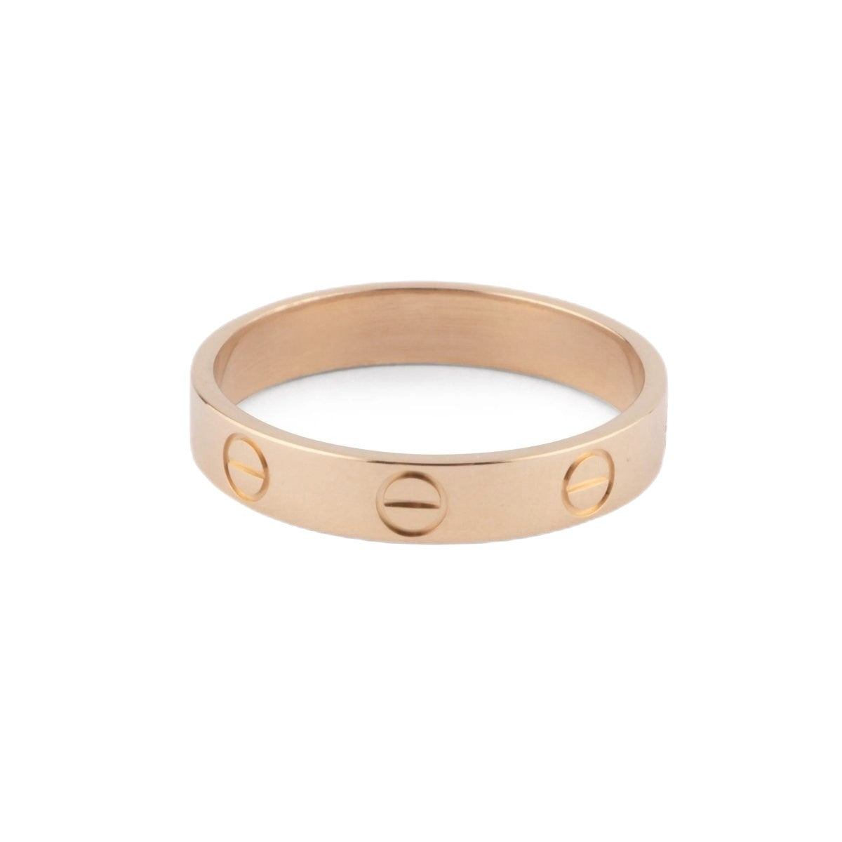 Alliance de la maison Cartier modèle Love or jaune - Castafiore