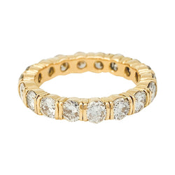Alliance or jaune, diamants - Castafiore