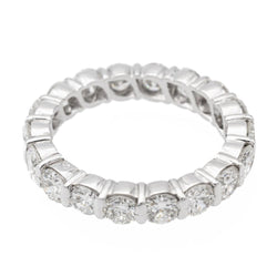 Bague Alliance américaine Or blanc Diamant - Castafiore