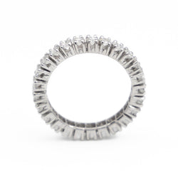 Bague Alliance américaine Or blanc Diamant - Castafiore