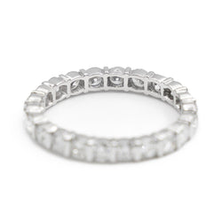 Bague Alliance américaine Platine Diamant - Castafiore