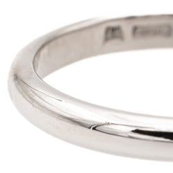 Bague Alliance BULGARI "Fedi" en platine - Castafiore