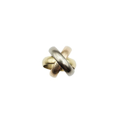 Bague Alliance CARTIER "Trinity" en trois ors - Castafiore