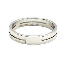 Bague Alliance DINH VAN "Seventies" en or blanc - Castafiore