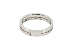 Bague Alliance DINH VAN "Seventies" en or blanc - Castafiore