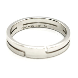 Bague Alliance DINH VAN "Seventies" en or blanc - Castafiore