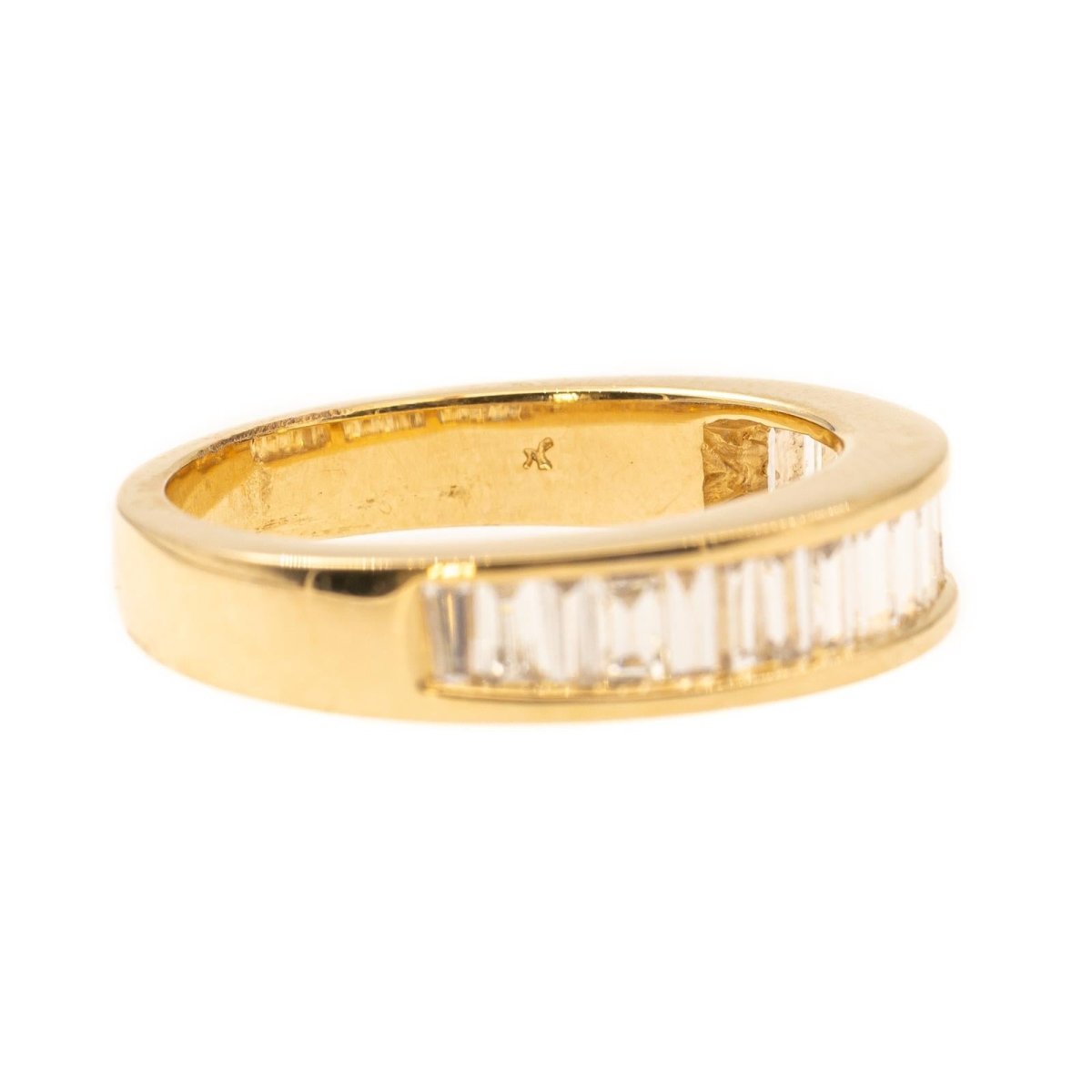 Bague Alliance en or jaune et diamants - Castafiore