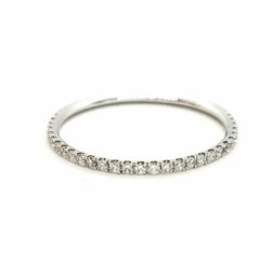 Bague Alliance Or blanc Diamant - Castafiore