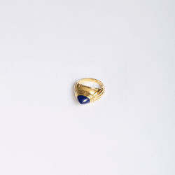 Bague BOUCHERON "Jaïpur" en or jaune et en lapis lazuli - Castafiore