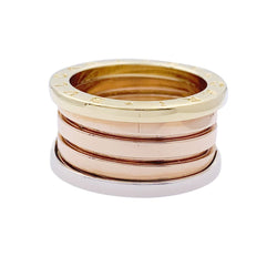 Bague Bulgari "B.Zero1" trois ors. - Castafiore