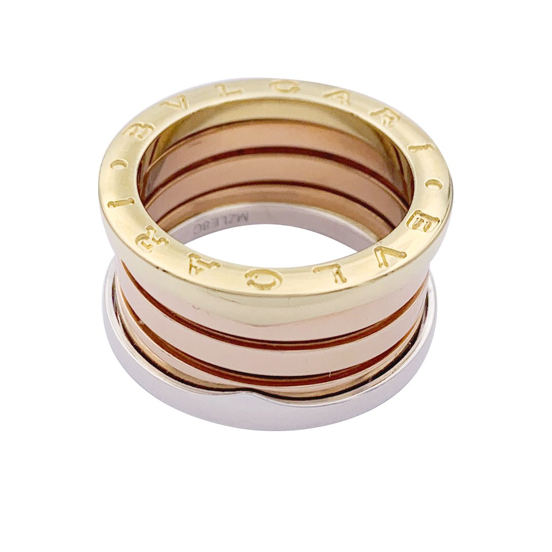 Bague Bulgari "B.Zero1" trois ors. - Castafiore