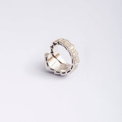 Bague BULGARI "Serpenti Viper" en or blanc et diamants - Castafiore