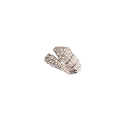 Bague BULGARI "Serpenti Viper" en or blanc et diamants - Castafiore