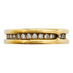 Bague "B.Zero1"BULGARI, or jaune et diamants - Castafiore