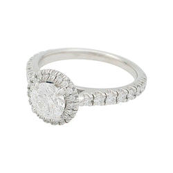 Bague Cartier "Destinée" en platine, diamant 0,73 carat - Castafiore