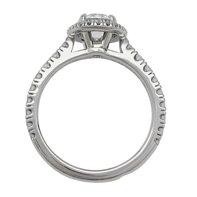 Bague Cartier "Destinée" en platine, diamant 0,73 carat - Castafiore