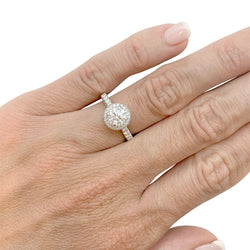 Bague Cartier "Destinée" en platine, diamant 0,73 carat - Castafiore