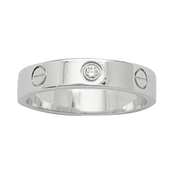 Bague Cartier "Love" en or blanc, diamant - Castafiore