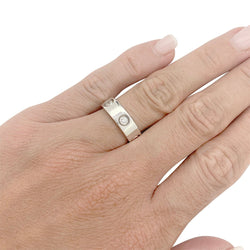 Bague Cartier, "Love", or blanc, diamants - Castafiore