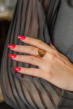 Bague CARTIER "Santos" en or rose - Castafiore