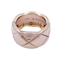 Bague Chanel, "Coco Crush", en or rose. - Castafiore