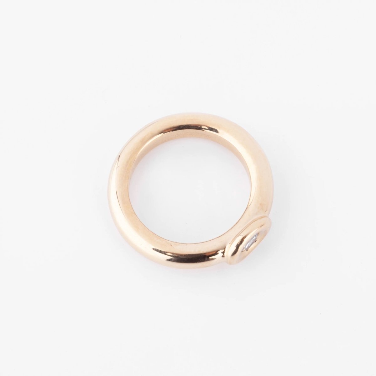 Bague CHAUMET en or jaune et diamant - Castafiore
