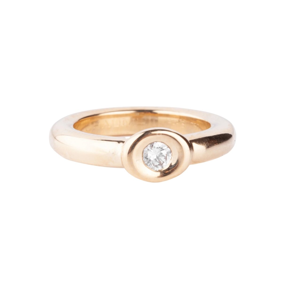 Bague CHAUMET en or jaune et diamant - Castafiore
