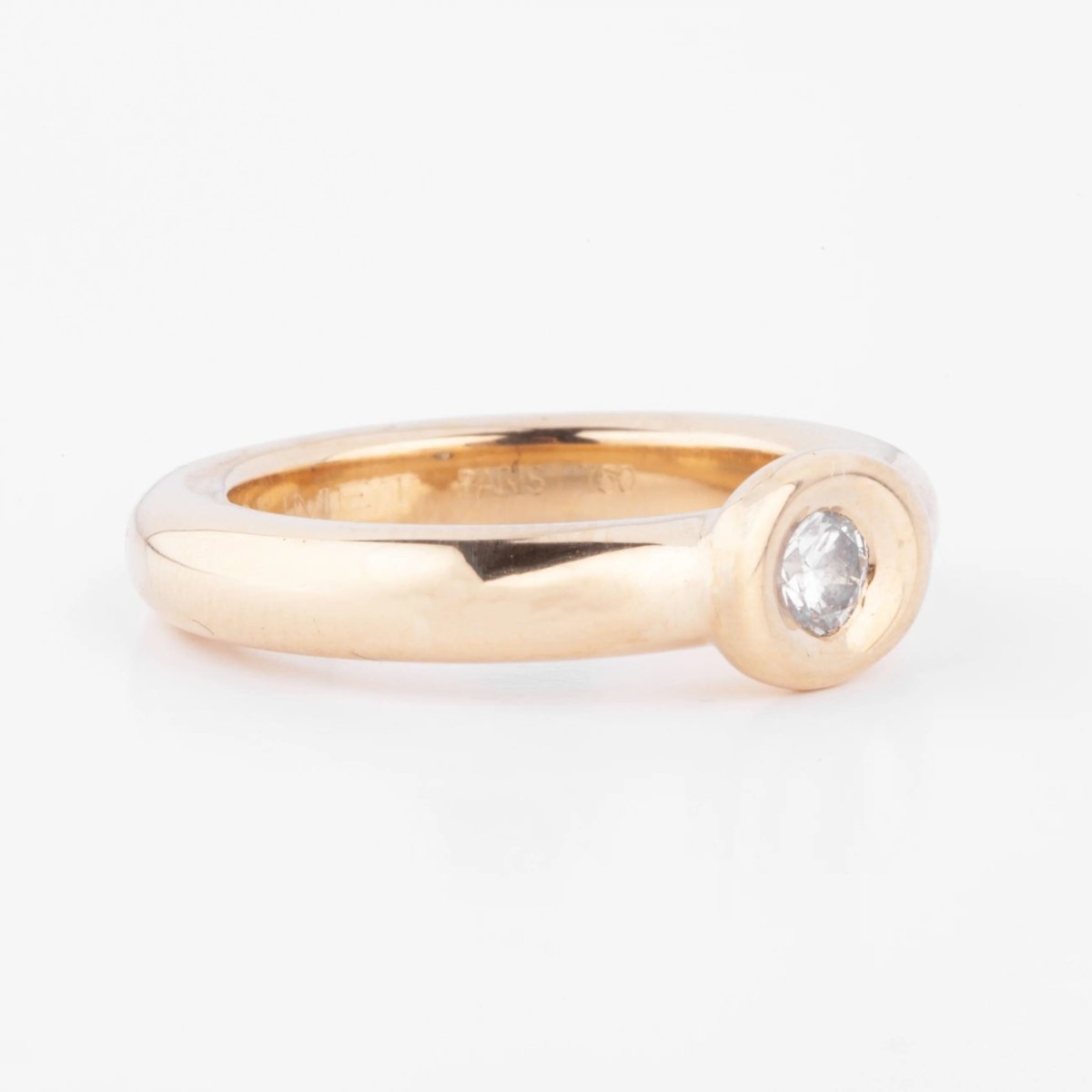 Bague CHAUMET en or jaune et diamant - Castafiore
