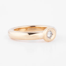 Bague CHAUMET en or jaune et diamant - Castafiore