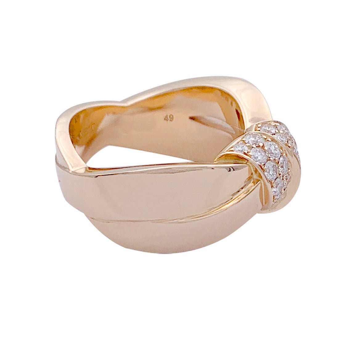 Bague CHAUMET "Liens Séduction" en or rose et diamants - Castafiore