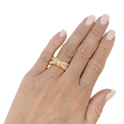 Bague CHAUMET "Liens Séduction" en or rose et diamants - Castafiore
