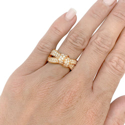 Bague CHAUMET "Liens Séduction" en or rose et diamants - Castafiore
