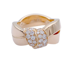 Bague CHAUMET "Liens Séduction" en or rose et diamants - Castafiore