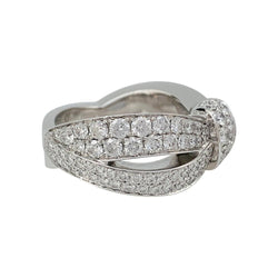 Bague Chaumet, "Liens Séduction", or blanc et diamants - Castafiore